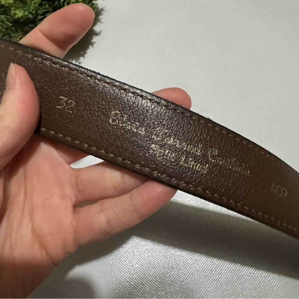 Vintage Sheplers‎ Brown Genuine Leather Belt Mens Size 32 Western Rodeo Festival
